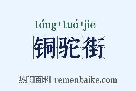 铜驼街是什么意思的图片